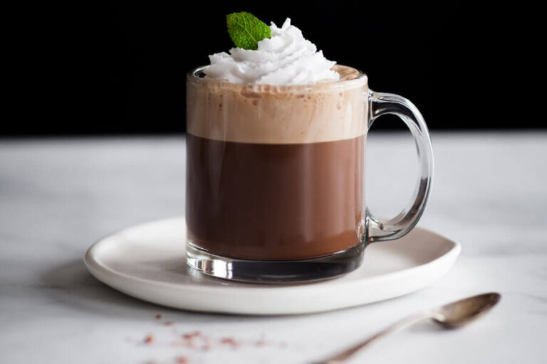 Bebida aromática a base de café moka de menta Recetas
