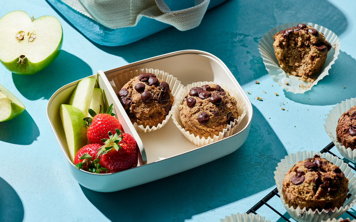 Receta De Muffins De Avena Y Chocolate - Recetas Vitamix