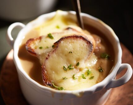 Sopa de cebolla francesa