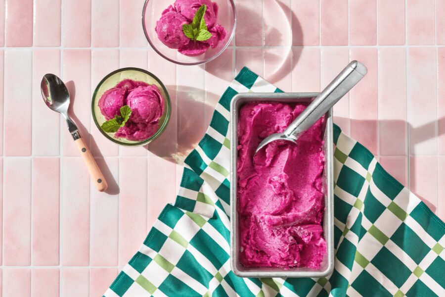 gelado de pitaya 