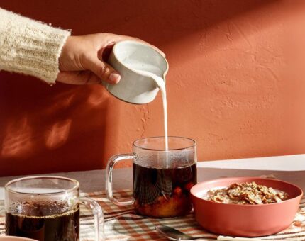 Leche de nueces de macadamia